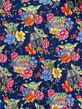 Load image into Gallery viewer, Floral Baby Yoda.jpg