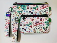 Load image into Gallery viewer, Disney Christmas Wristlet Bag