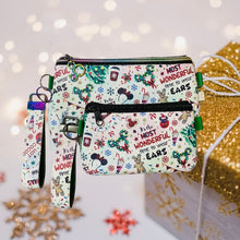 Load image into Gallery viewer, Disney Christmas Wristlet Bag