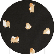 Load image into Gallery viewer, Pomeranians on Black.png
