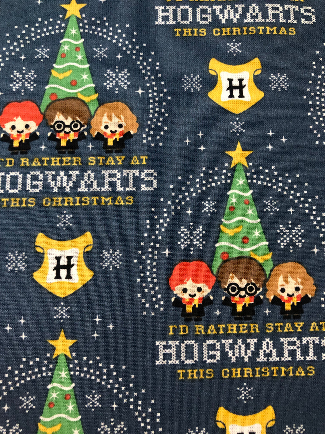 Hogwarts Christmas Face Mask