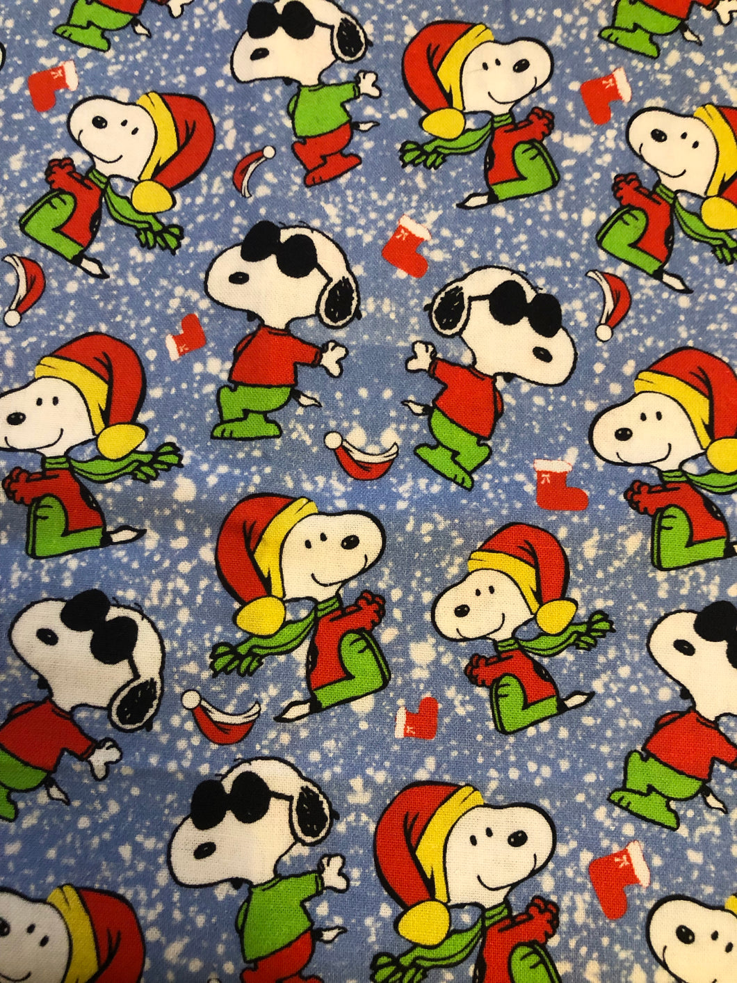 Snoopy Christmas Face Mask