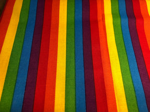 Rainbow Stripes Bold Face Mask